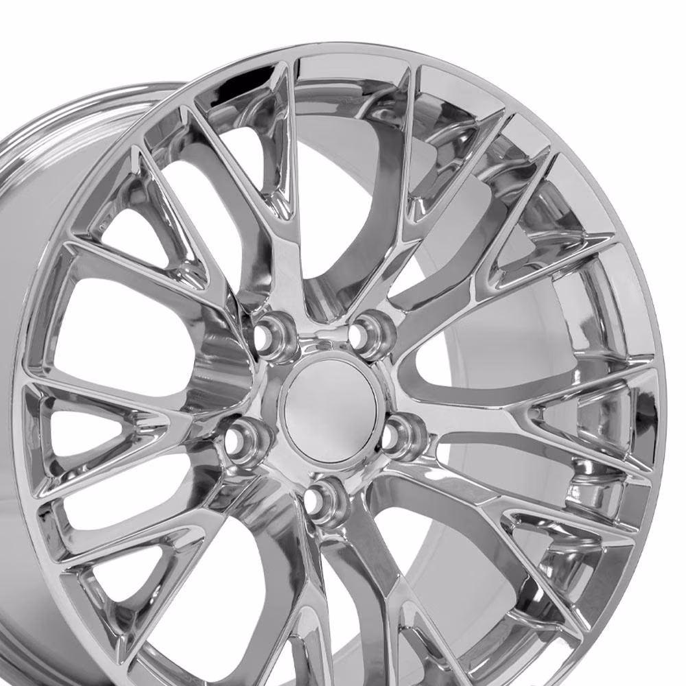 Oe Wheels 17" Replica CV22 fits Chevrolet Corvette C7 Z06 17x9.5 Chrome 17x9.5 Wheel