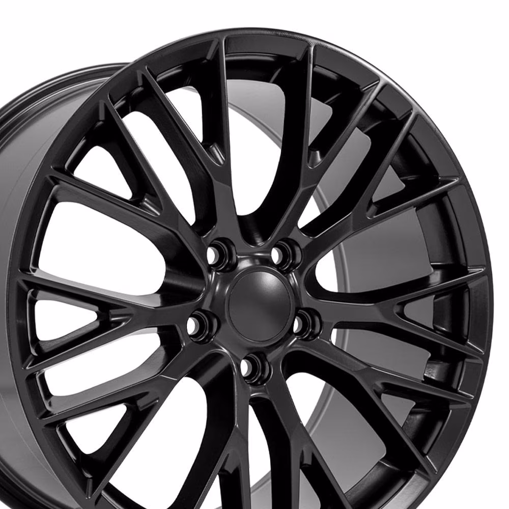 Oe Wheels 19" Replica CV22 fits Chevrolet Corvette C7 Z06 19x10 Black 19x10 Wheel