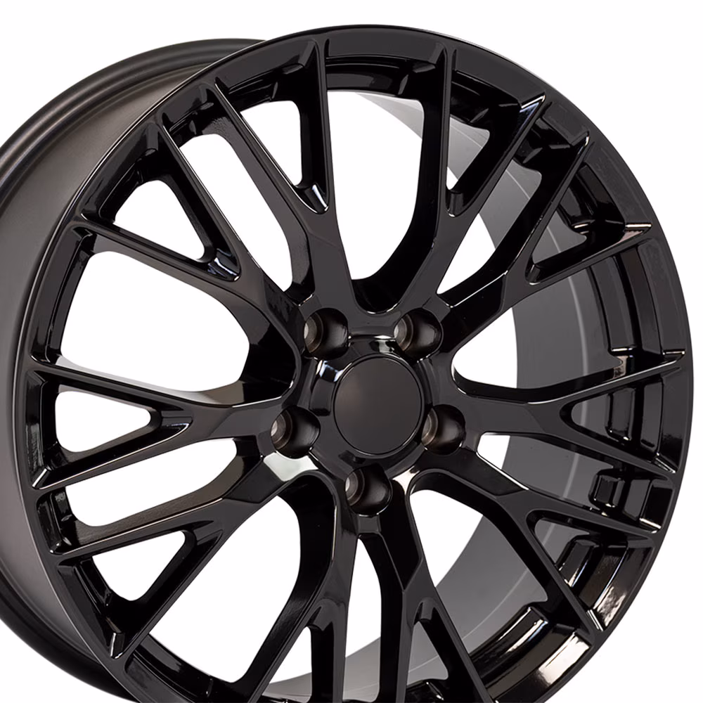 Oe Wheels 19" Replica CV22 fits Chevrolet Corvette C7 Z06 19x8.5 Black 19x8.5 Wheel