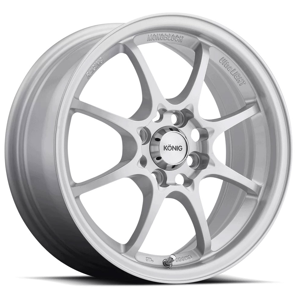 Konig Helium Wheel 15x6.5 4x3.94 Satin Silver