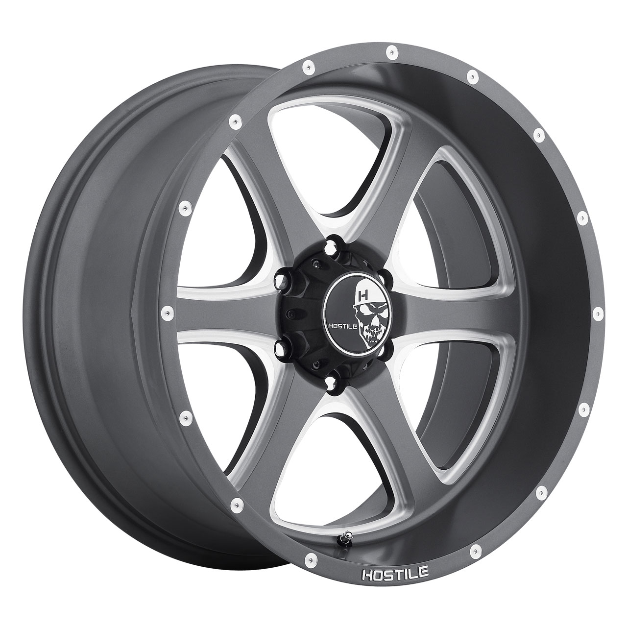 Hostile H105 Exile-6 20X12 Wheel