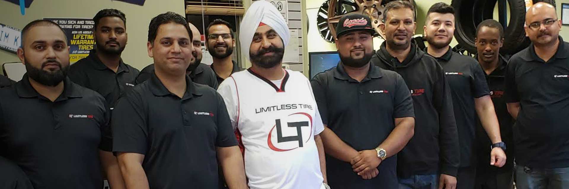 Superfan Nav Bhatia at Limitless Tire