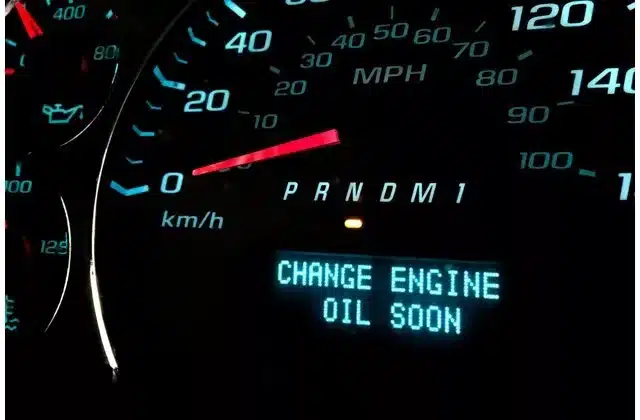 engine oil warning