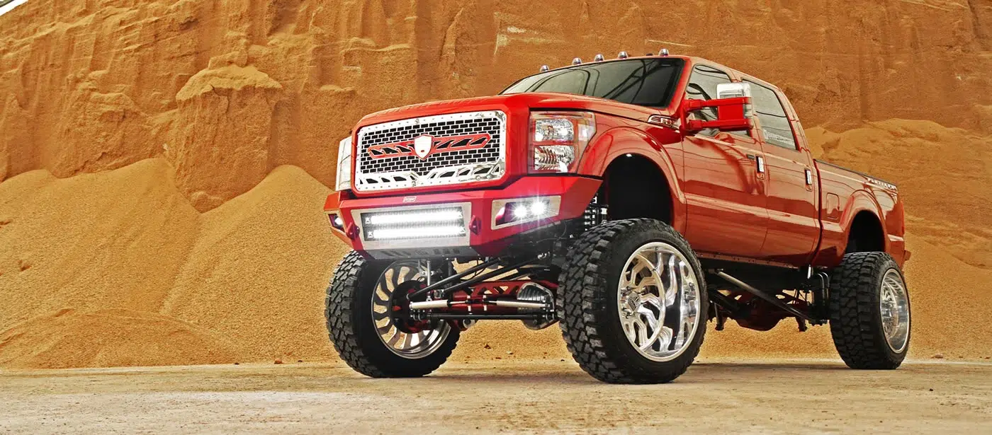 Lifted truck image