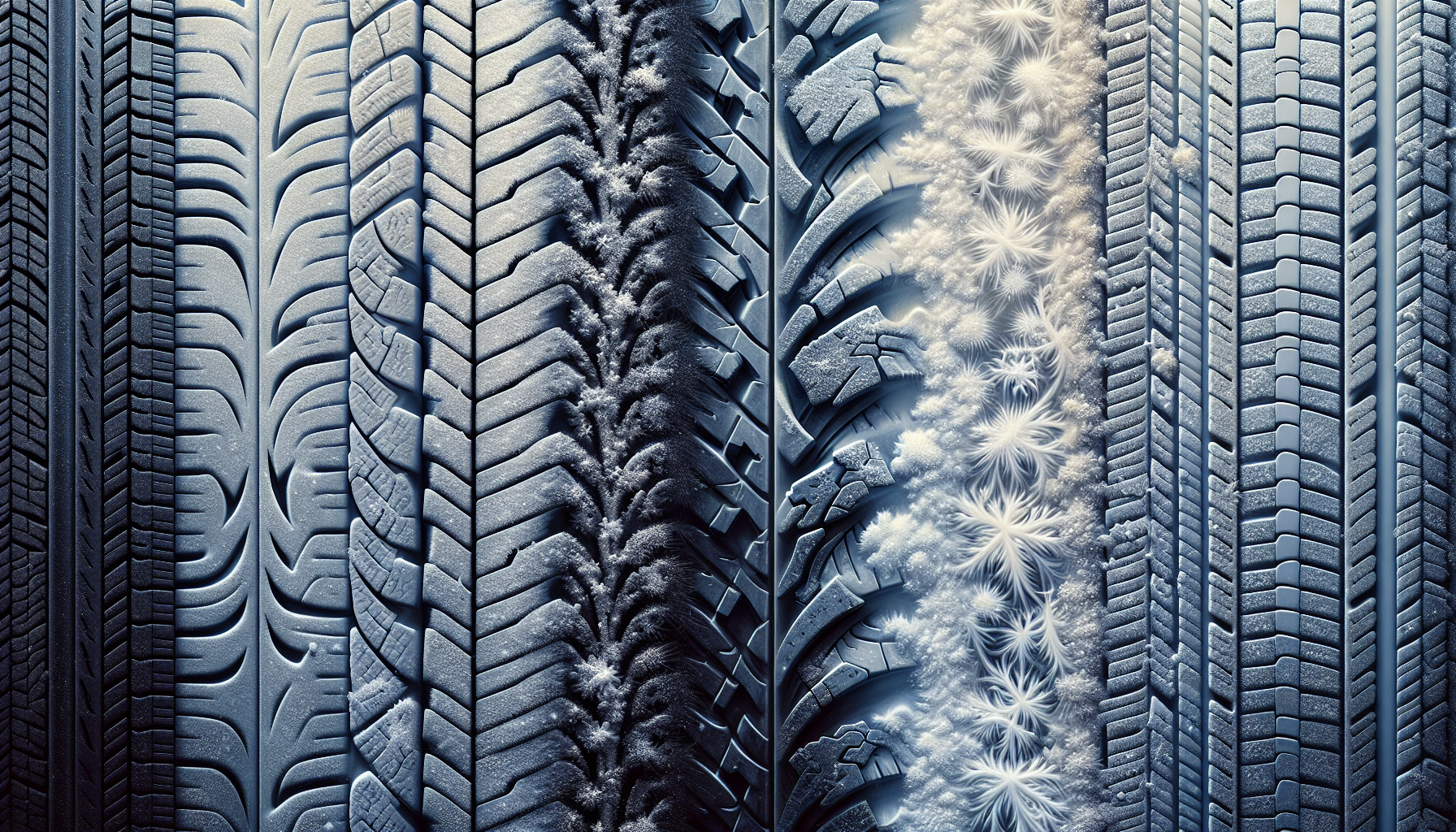 winter tire tread patterns comparison